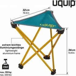 Beste Verkoop ???? Uquip Trinity Folding Chair L, Grijs ???? -KAMPA-winkel uquip trinity faltstuhl l 2 1
